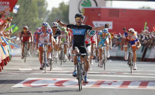 Chris Sutton schlgt auf 2. Etappe der Vuelta zu - Kittel Dritter, Martens im Bergtrikot
