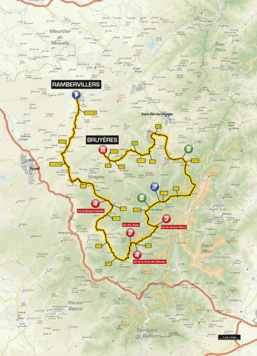 Streckenverlauf Tour de lAvenir 2011 - Etappe 2