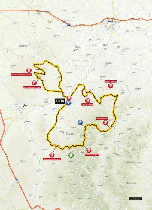 Streckenverlauf Tour de lAvenir 2011 - Etappe 7