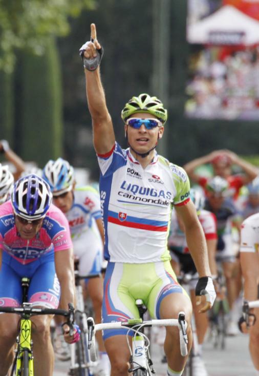 Peter Sagan feiert seinen 3. Etappensieg bei der Vuelta a Espaa