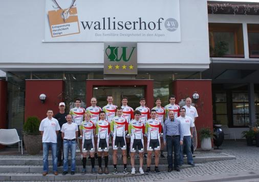 Team Vorarlberg beim Teambuilding im Walliserhof in Brand