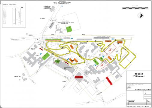 Streckenverlauf Belgische Radcross-Meisterschaft 2012