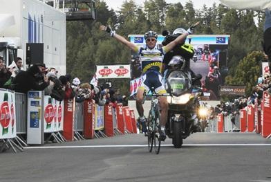 Lieuwe Westra gewinnt die 5. Etappe von Paris-Nizza mit Ziel an der Monte Laurent Jalabert (Foto: letour.fr)