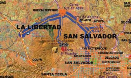 Streckenverlauf Vuelta el Salvador 2012 - Etappe 2