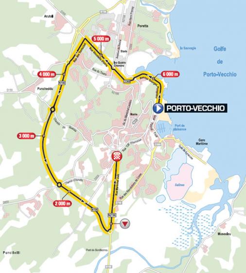 Streckenverlauf Critérium International 2012 - Etappe 2