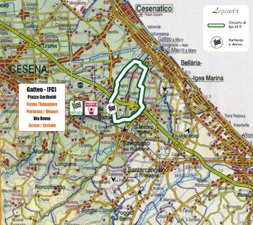 Streckenverlauf Settimana Internazionale Coppi e Bartali 2012 - Etappe 2b