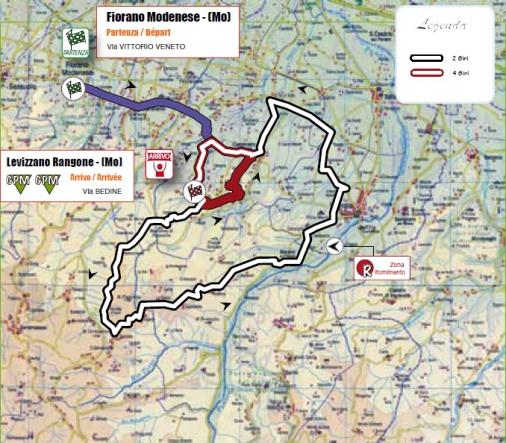 Streckenverlauf Settimana Internazionale Coppi e Bartali 2012 - Etappe 3