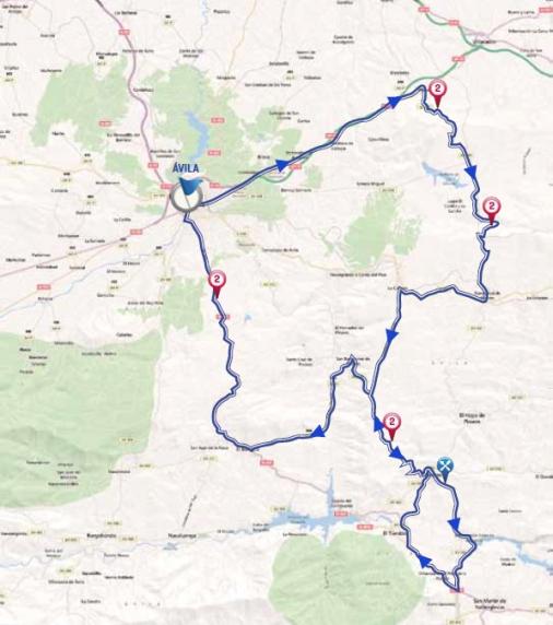 Streckenverlauf Vuelta a Castilla y Leon 2012 - Etappe 2