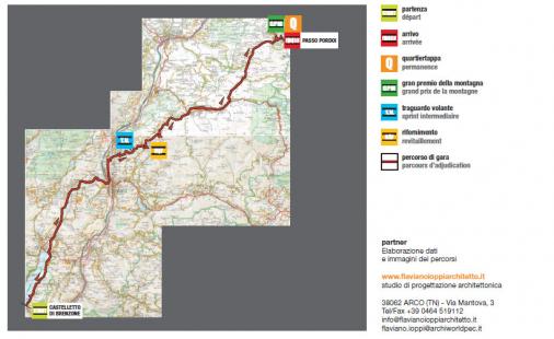Streckenverlauf Giro del Trentino 2012 - Etappe 4