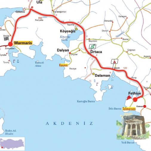 Streckenverlauf Presidential Cycling Tour of Turkey 2012 - Etappe 4