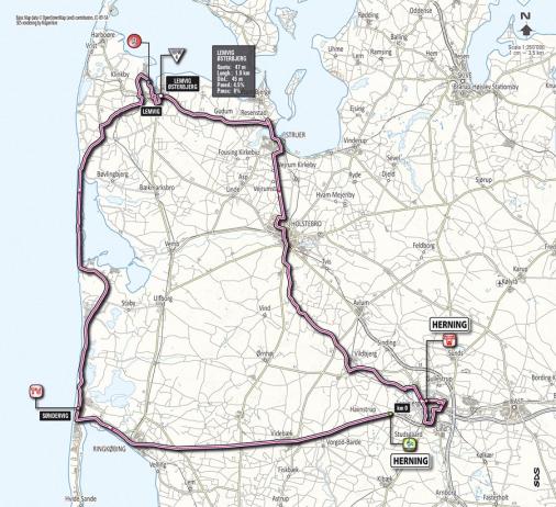 Streckenverlauf Giro d´Italia 2012 - Etappe 2