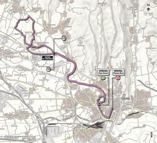 Streckenverlauf Giro d´Italia 2012 - Etappe 4