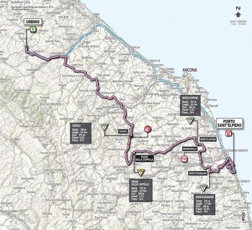 Streckenverlauf Giro d´Italia 2012 - Etappe 6