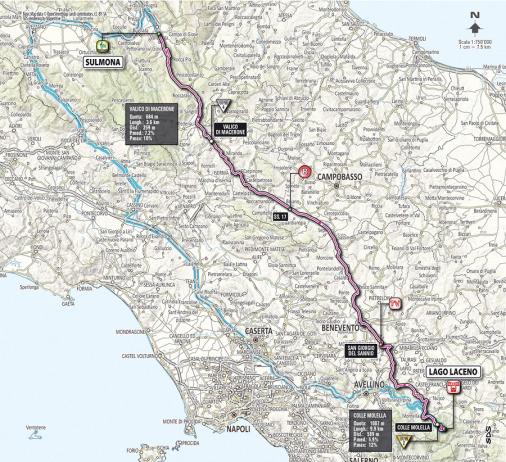 Streckenverlauf Giro d´Italia 2012 - Etappe 8