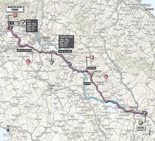 Streckenverlauf Giro d´Italia 2012 - Etappe 11