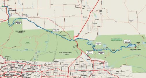 Streckenverlauf Amgen Tour of California 2012 - Etappe 6