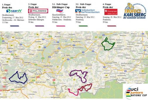 Streckenverlauf Trofeo Karlsberg 2012