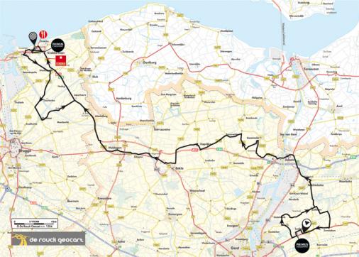 Streckenverlauf Tour de Belgique - Ronde van België - Tour of Belgium 2012 - Etappe 2
