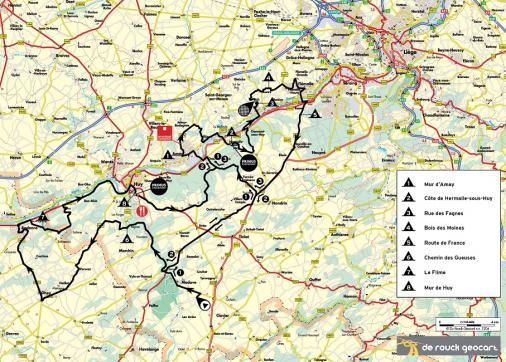 Streckenverlauf Tour de Belgique - Ronde van België - Tour of Belgium 2012 - Etappe 5