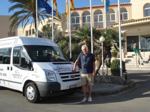 Driver Kurt vor seinem Arbeitsplatz