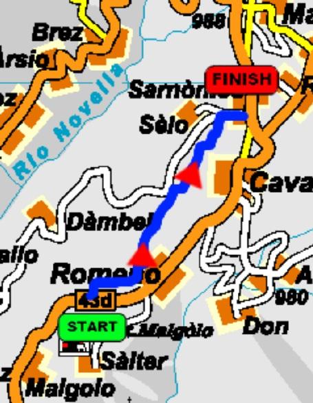 Streckenverlauf Giro del Trentino Alto Adige - Sdtirol 2012 - Etappe 2b