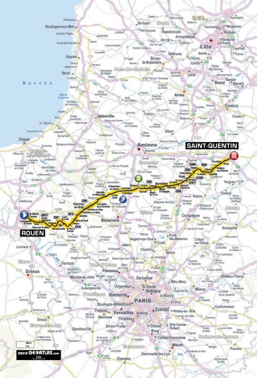 Streckenverlauf Tour de France 2012 - Etappe 5