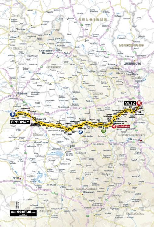 Streckenverlauf Tour de France 2012 - Etappe 6