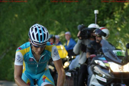 Tour de France 8. Etappe Cte de la Caquerelle - die Spitze des Rennens - Frederik Kessiakoff