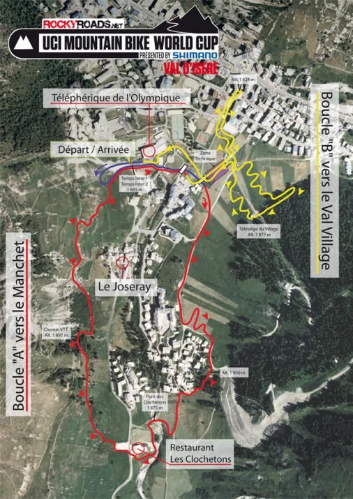 MTB: Weltcup Val dIsre 2012 - Streckenverlauf Cross Country