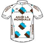 Trikot Ag2r La Mondiale (ALM) 2012 (Bild: UCI)