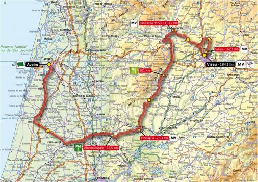 Streckenverlauf Volta a Portugal em Bicicleta - Etappe 6