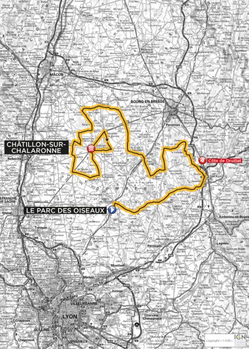 Streckenverlauf Tour de l´Avenir 2012 - Etappe 2