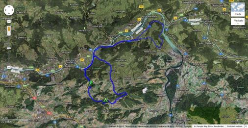 Streckenverlauf Grand Prix Rebliland 2012 - Etappe 2