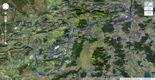 Streckenverlauf Grand Prix Rebliland 2012 - Etappe 4