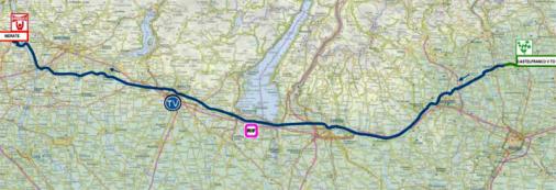 Streckenverlauf Giro di Padania 2012 - Etappe 3