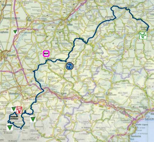 Streckenverlauf Giro di Padania 2012 - Etappe 5