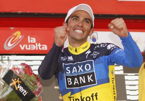 Vuelta a Espaa: Contador holt mit berraschungsangriff Etappensieg und Rotes Trikot
