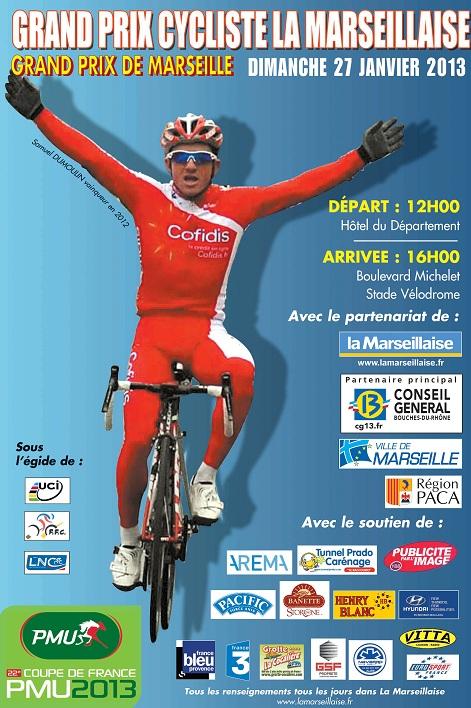 Vorschau 34. Grand Prix Cycliste la Marseillaise 2013