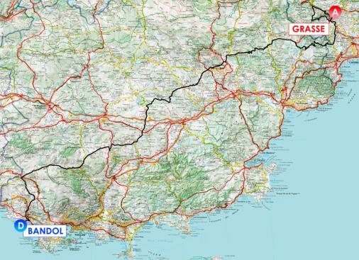 Streckenverlauf Tour Mditerranen 2013 - Etappe 5