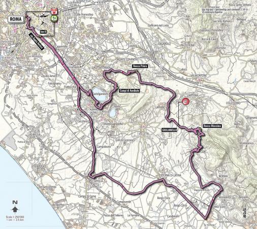 Vorschau Roma Maxima (74. Giro del Lazio) - Karte