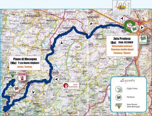 Streckenverlauf Settimana Internazionale Coppi e Bartali 2013 - Etappe 3