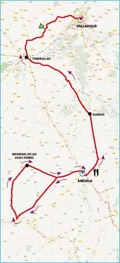 Streckenverlauf Vuelta a Castilla y Leon 2013 - Etappe 1