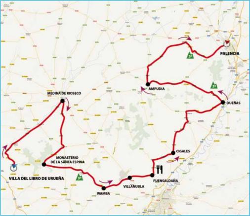 Streckenverlauf Vuelta a Castilla y Leon 2013 - Etappe 2