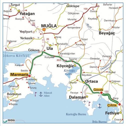 Streckenverlauf Presidential Cycling Tour of Turkey 2013 - Etappe 4
