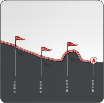 Hhenprofil Tour de Romandie 2013 - Etappe 4, letzte 3 km