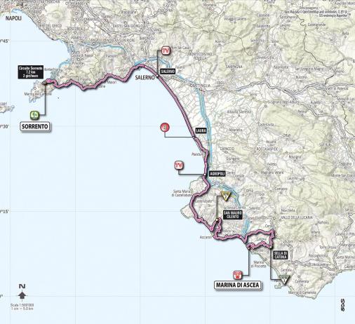 Streckenverlauf Giro d´Italia 2013 - Etappe 3