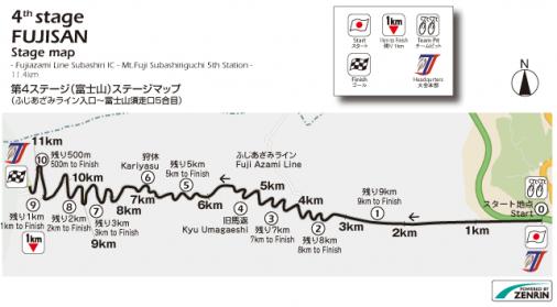 Streckenverlauf Tour of Japan 2013 - Etappe 4