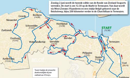 Streckenverlauf Ronde Van Zeeland Seaports 2013
