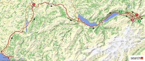 Streckenverlauf Tour de Suisse 2013 - Etappe 3