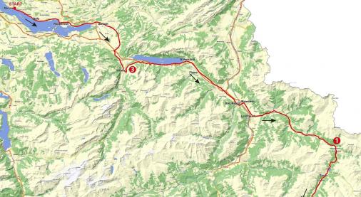 Streckenverlauf Tour de Suisse 2013 - Etappe 7